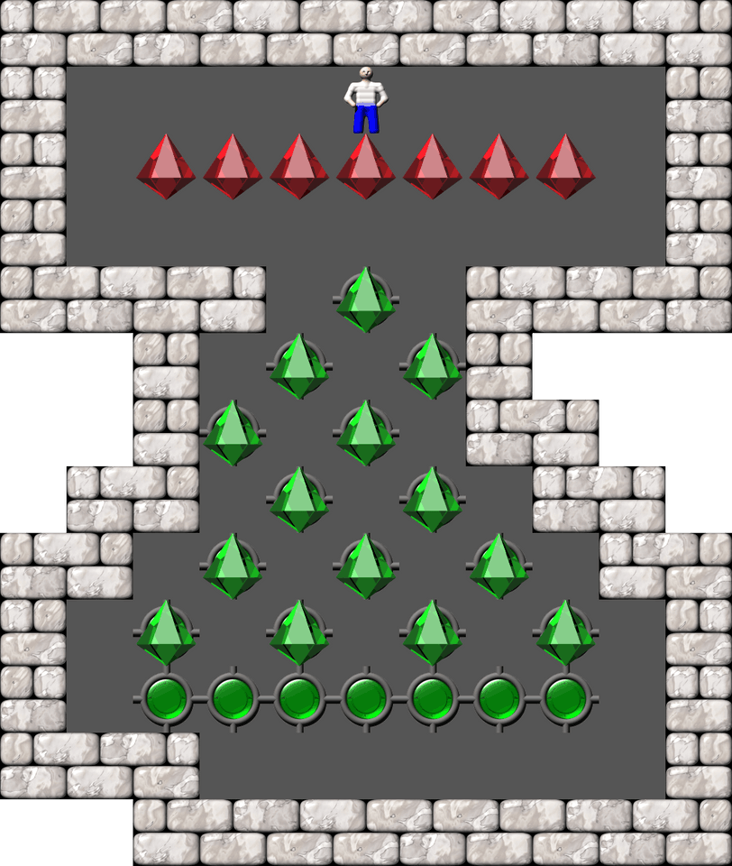 Sokoban Ghislain Martin Arranged level 10